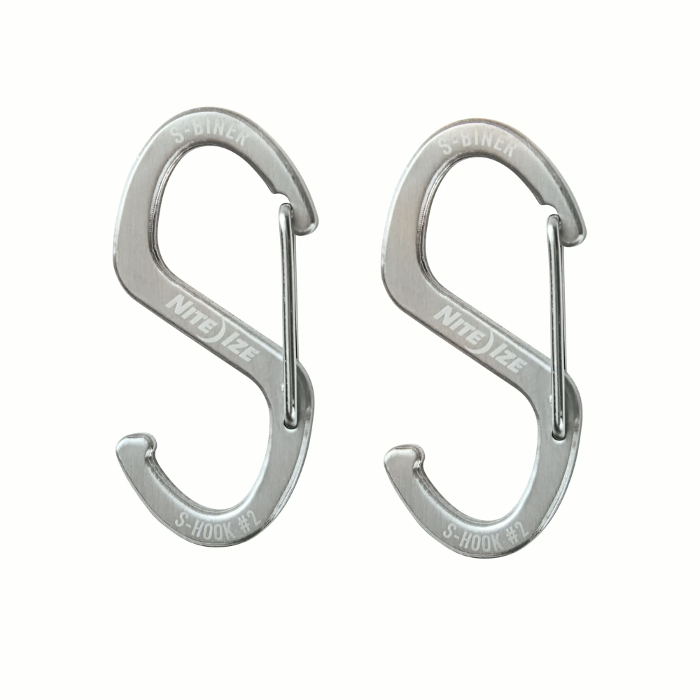 NIZEIZE  S-Biner® Hook ＇N Hold™ S-Hook 不銹鋼s型掛鉤(sbhs-11-2r3)-細節圖6