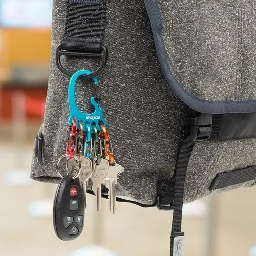 NITE IZE 大腳 BIGFOOT LOCKER® KEYRACK™ 彩色金屬鑰匙扣 (klkbfa)-細節圖2