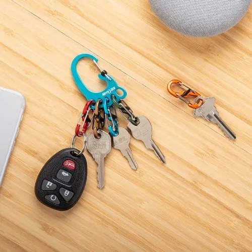 NITE IZE 大腳 BIGFOOT LOCKER® KEYRACK™ 彩色金屬鑰匙扣 (klkbfa)-細節圖4