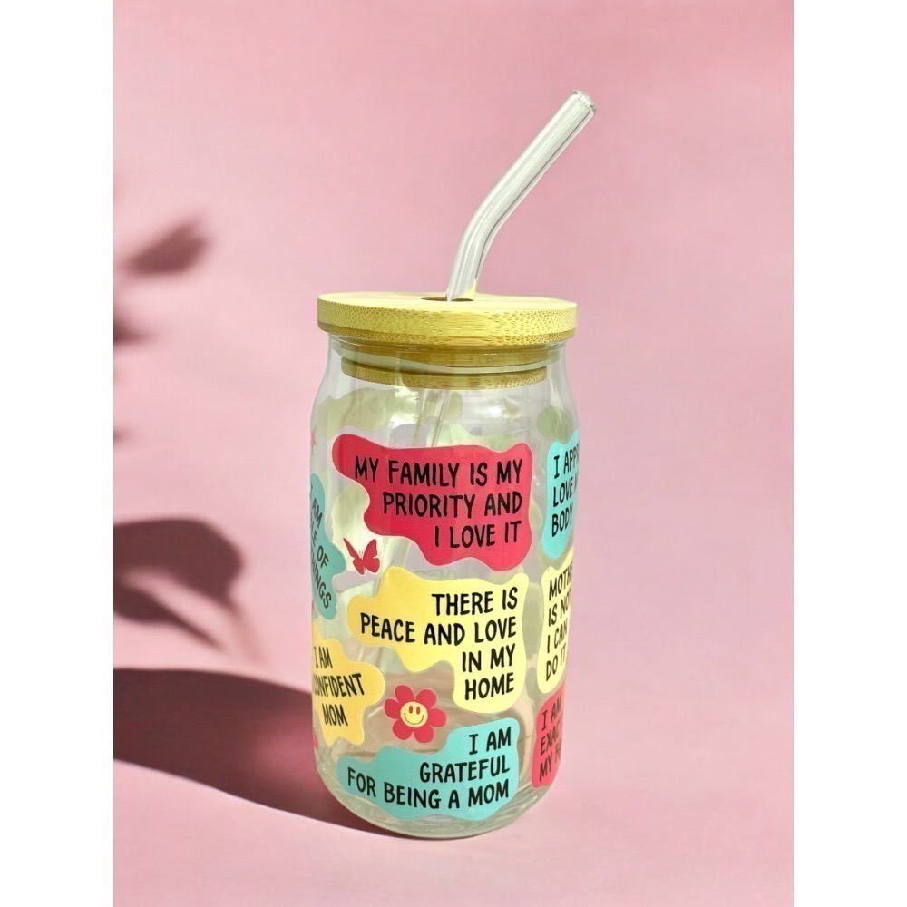 易開罐造型玻璃杯470ml 水杯 雞尾酒派對 家庭聚會 招待客人 吸睛的杯子 ( 附竹蓋、吸管)-細節圖2