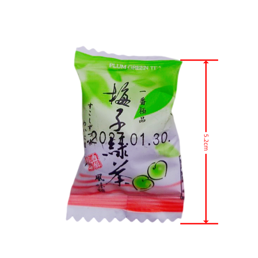 梅子綠茶糖 600克 硬糖 梅子綠茶口味 梅子綠茶風味-細節圖3