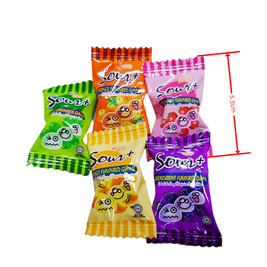 一百份超酸軟糖 1kg 約200顆 水果軟糖 綜合水果-細節圖3