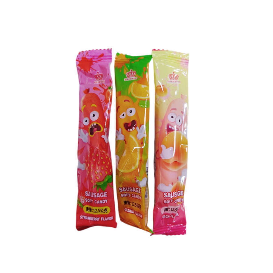 火腿造型軟糖 300g 約25支 水果風味軟糖 火腿造型-細節圖2