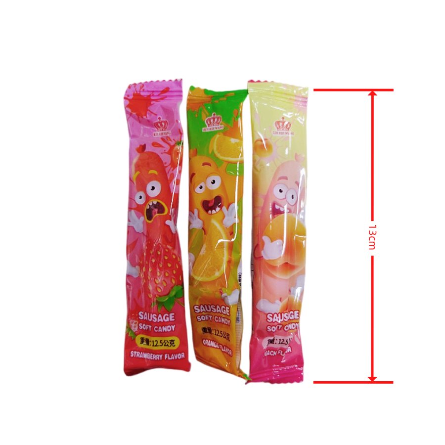 火腿造型軟糖 300g 約25支 水果風味軟糖 火腿造型-細節圖3