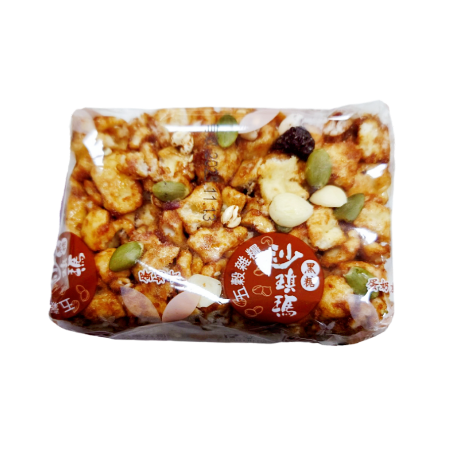 五穀雜糧黑糖沙其瑪 8個一組售 沙其瑪 堅果黑糖口味-細節圖2