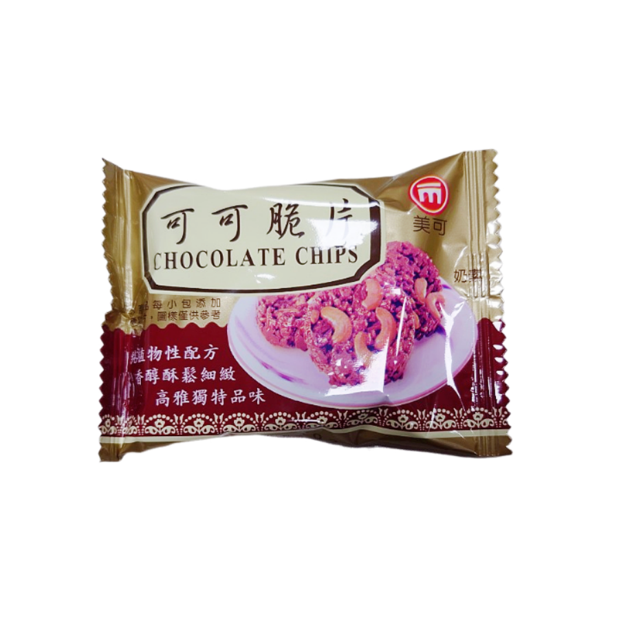 美可脆片 300g 巧克力脆片餅乾 腰果餅乾 奶素 腰果脆片-細節圖2
