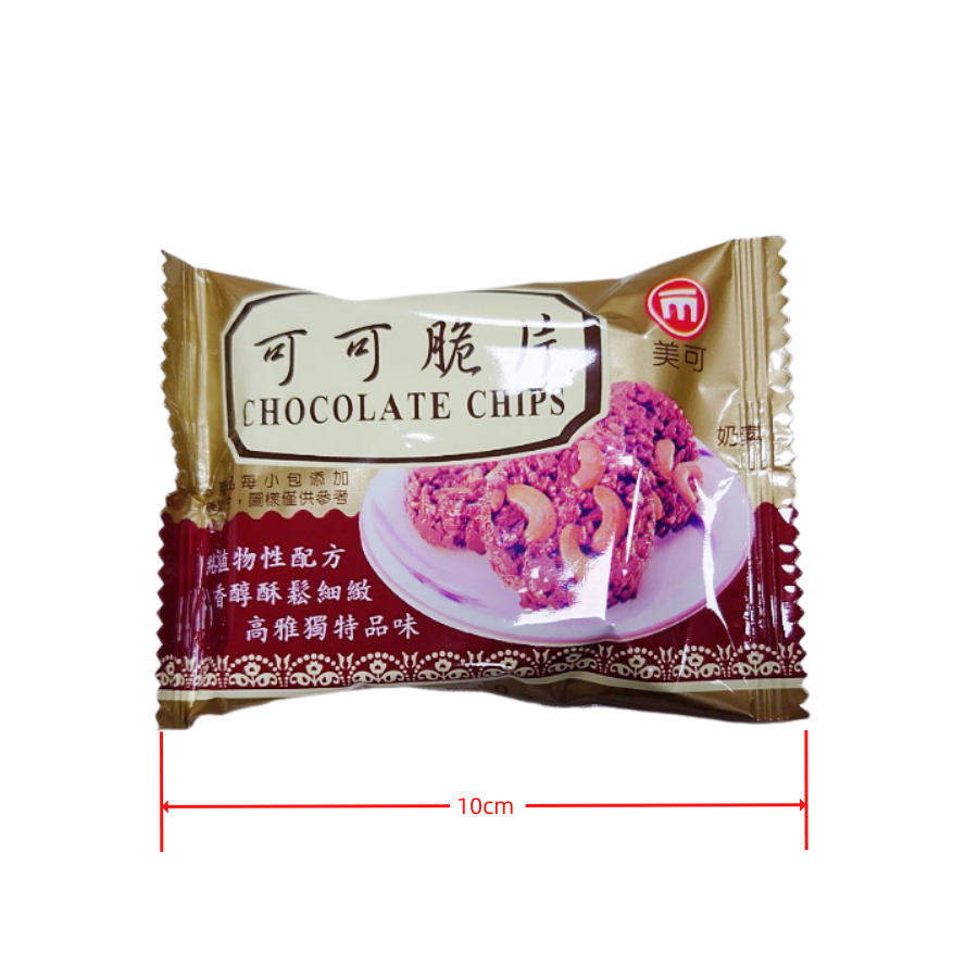 美可脆片 300g 巧克力脆片餅乾 腰果餅乾 奶素 腰果脆片-細節圖3