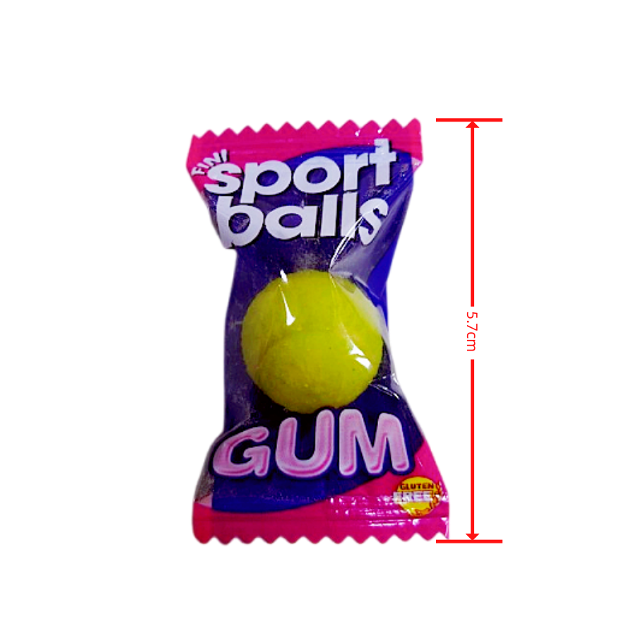網球造型夾心泡泡糖1KG 網球造型 夾心泡泡糖 泡泡糖 口香糖-細節圖3