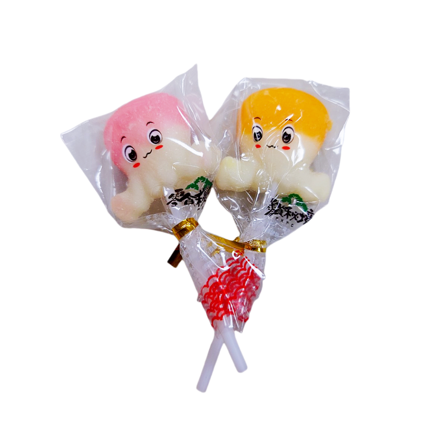 小章魚軟棒糖 卡通小章魚造型 造型軟糖 棒棒糖 造型棒棒糖-細節圖2