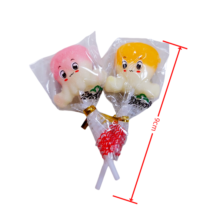 小章魚軟棒糖 卡通小章魚造型 造型軟糖 棒棒糖 造型棒棒糖-細節圖3