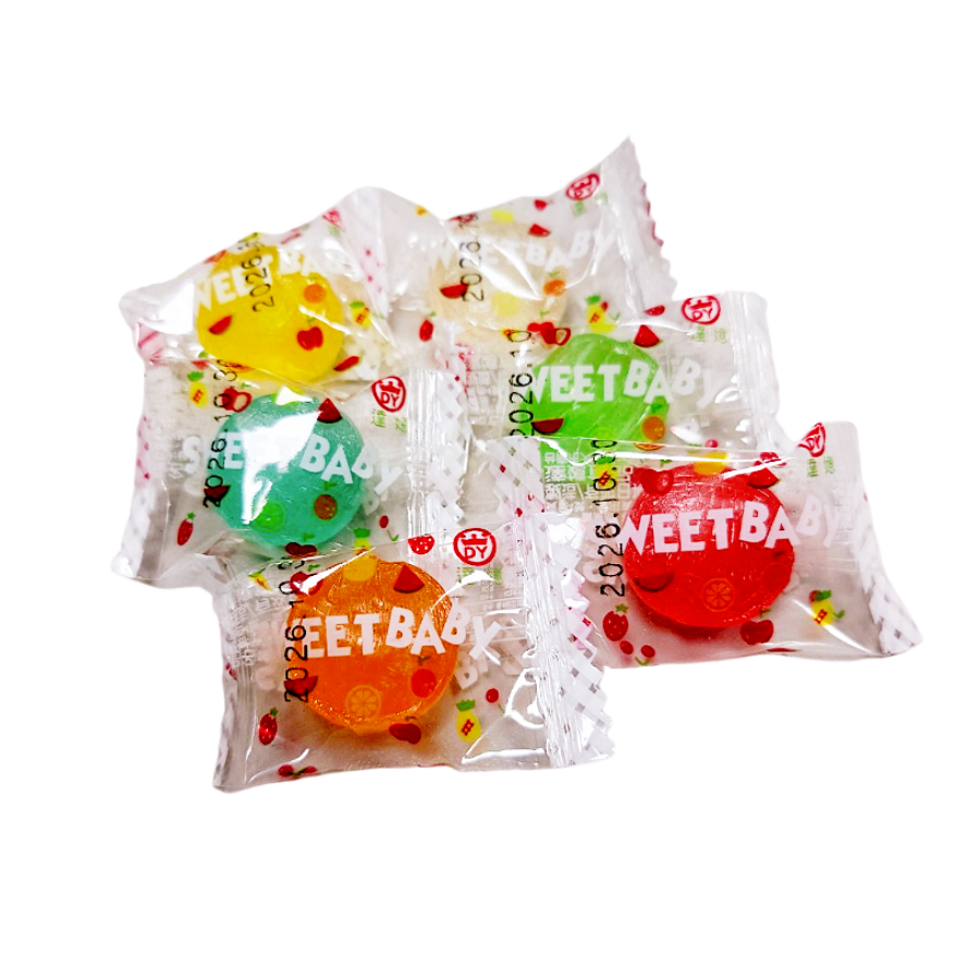 夢幻水果糖 七彩水果糖 可愛包裝 透明感水果糖 綜合水果 600g-細節圖3
