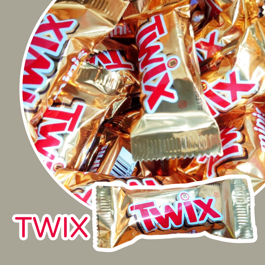 TWIX200公克 迷你焦糖夾心巧克力 夾心巧克力 巧克力餅乾-規格圖3