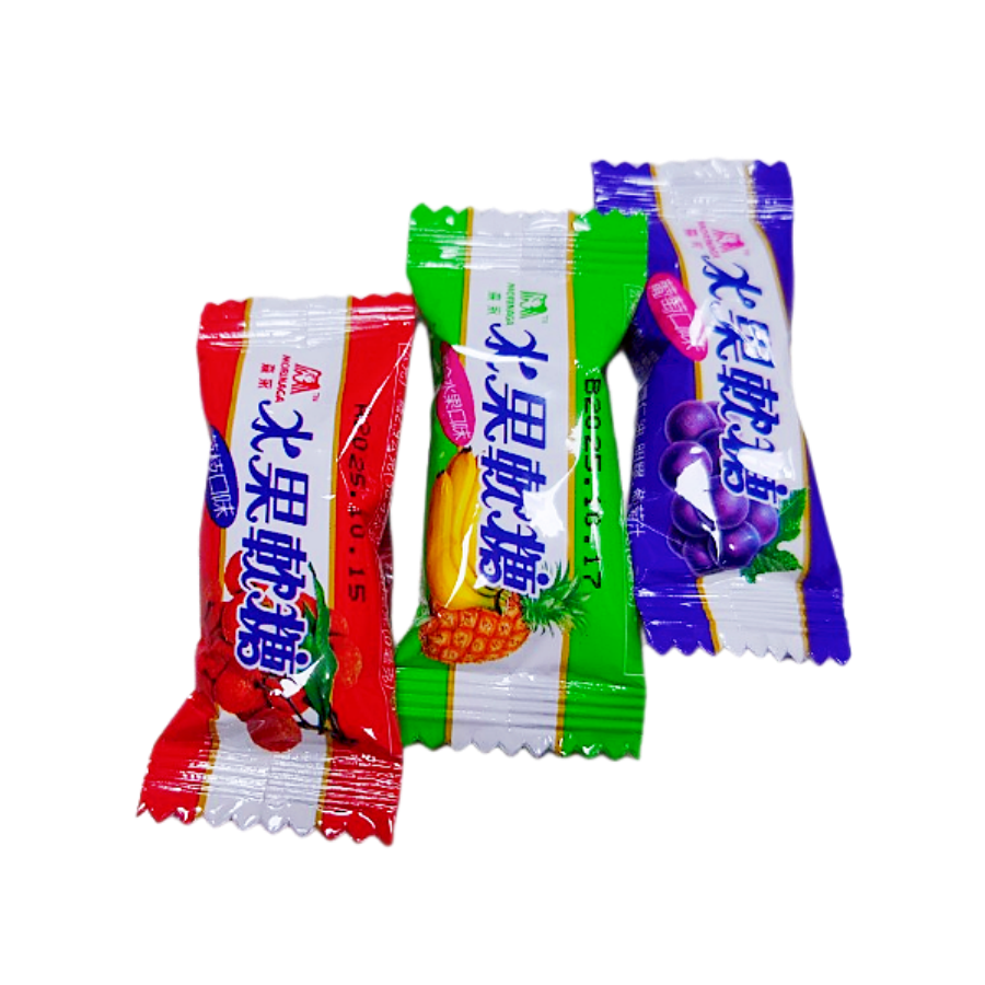 鮮果軟糖600公克 森永水果軟糖 綜合水果 荔枝 葡萄 水果軟糖-細節圖2