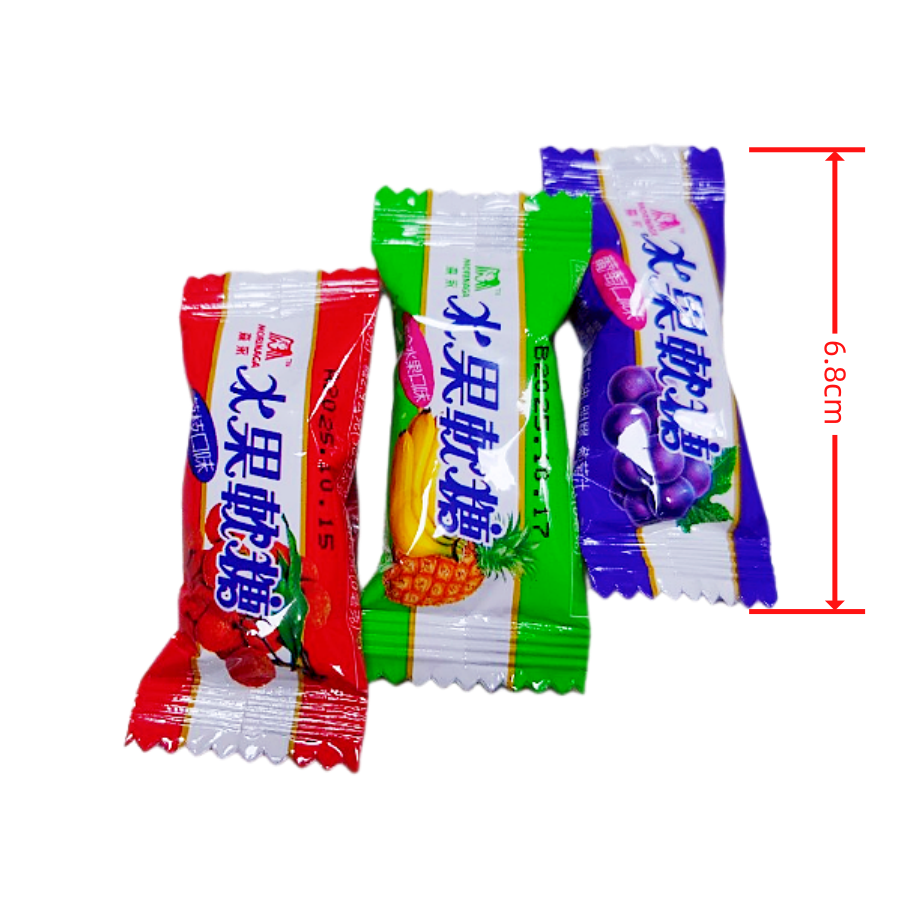 鮮果軟糖600公克 森永水果軟糖 綜合水果 荔枝 葡萄 水果軟糖-細節圖3