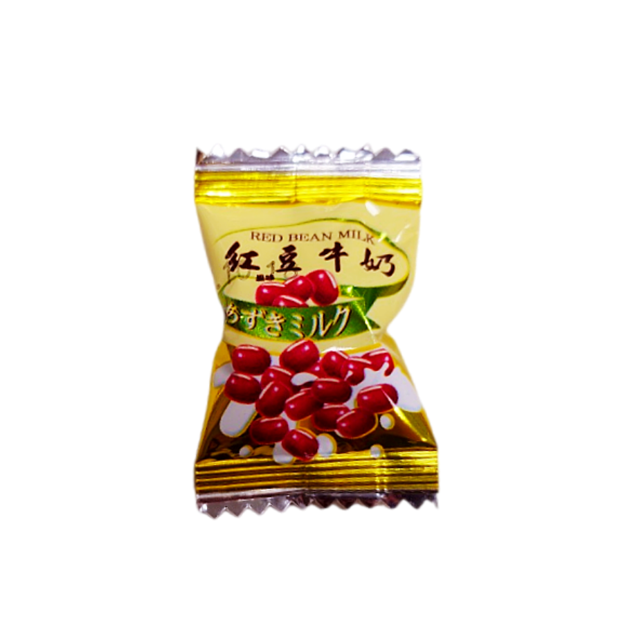 紅豆牛奶糖600公克 紅豆牛奶口味 牛奶糖 紅豆口味 硬糖 年糖 雄風糖果-細節圖2