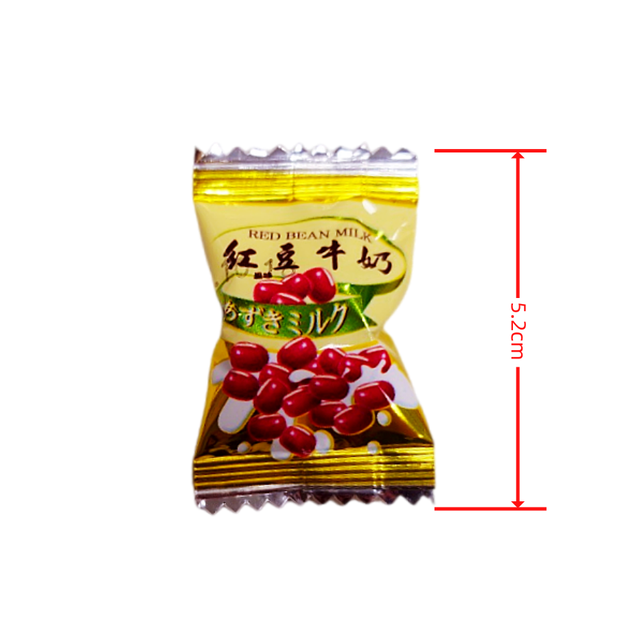 紅豆牛奶糖600公克 紅豆牛奶口味 牛奶糖 紅豆口味 硬糖 年糖 雄風糖果-細節圖3