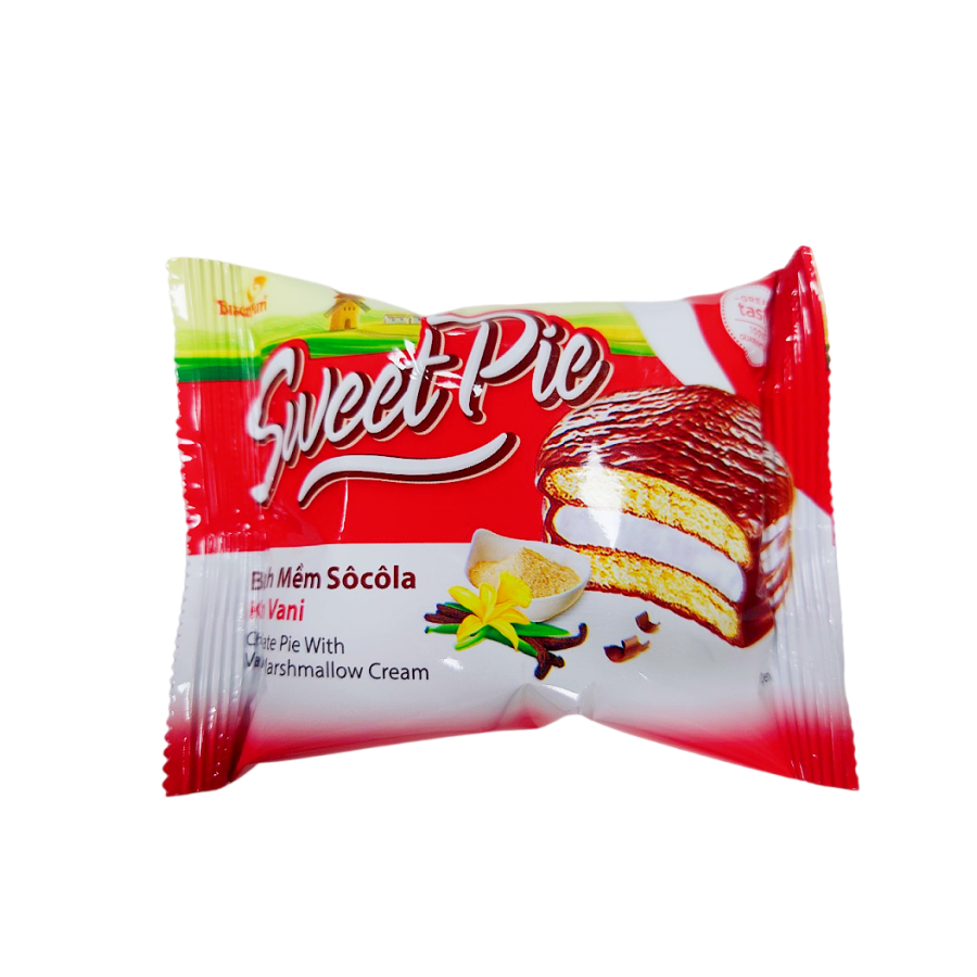 Biscafun戀愛滋味巧克力派440G 棉花糖巧克力派 甜蜜滋味巧克力派20入-細節圖2