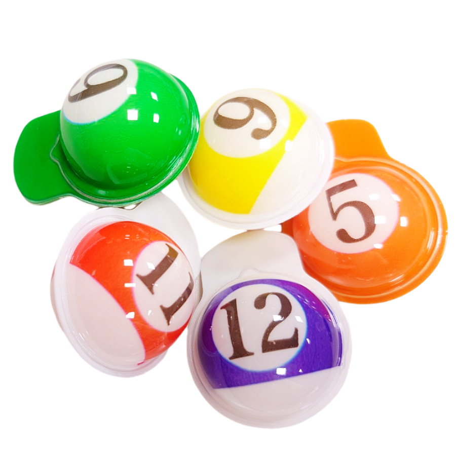 撞球造型軟糖 爆漿軟糖 水蜜桃風味 3D爆漿軟糖 軟糖-細節圖2