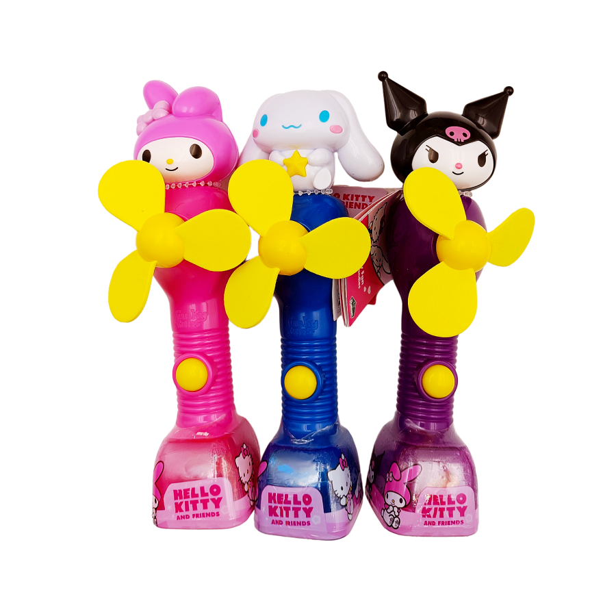 卡通造型風扇 汪汪隊 佩佩豬 大耳狗 美樂蒂 酷洛米 hello kitty 軟風扇 安全 兒童玩具 夏天必備-規格圖1
