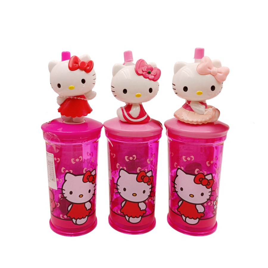 兒童卡通水杯 吸管杯 佩佩豬 汪汪隊 HELLO KITTY 三麗鷗 吸管杯 水杯-規格圖1