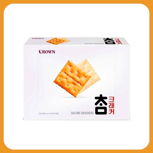 〖小商行〗 韓國 皇冠 crown 健康蘇打餅 韓國餅乾 韓國零食 韓國蘇打餅 蘇打餅 蘇打餅乾 crown蘇打餅