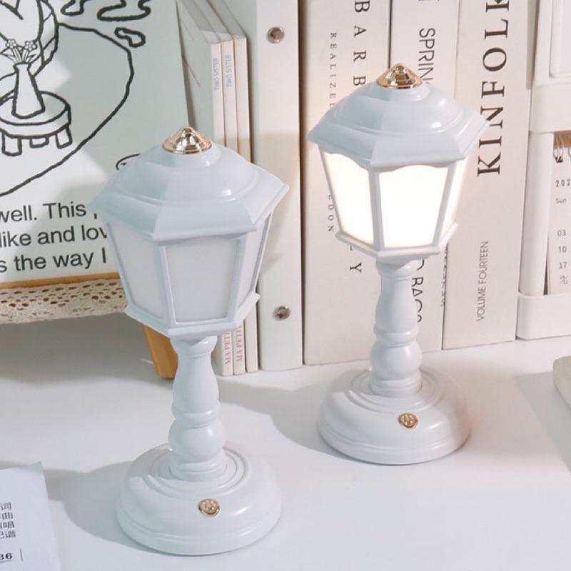 ｜𝕎𝕚𝕟𝕟𝕚𝕖溫妮｜台灣出貨 復古檯燈 復古小檯燈 小夜燈 桌面裝飾 居家佈置 寢室宿舍佈置 聖誕交換禮物-細節圖2