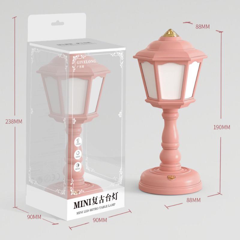 ｜𝕎𝕚𝕟𝕟𝕚𝕖溫妮｜台灣出貨 復古檯燈 復古小檯燈 小夜燈 桌面裝飾 居家佈置 寢室宿舍佈置 聖誕交換禮物-細節圖6