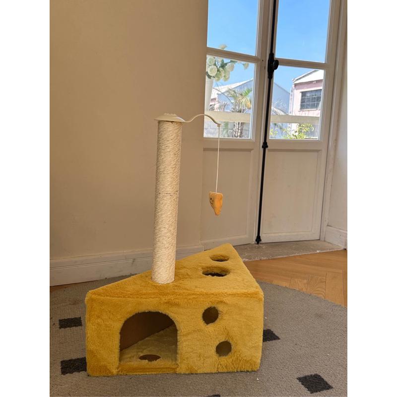 ｜𝕎𝕚𝕟𝕟𝕚𝕖溫妮｜台灣出貨 起司貓跳台🧀️起司貓爬架 起司造型貓跳台 起司貓抓板 貓咪舒壓-細節圖7