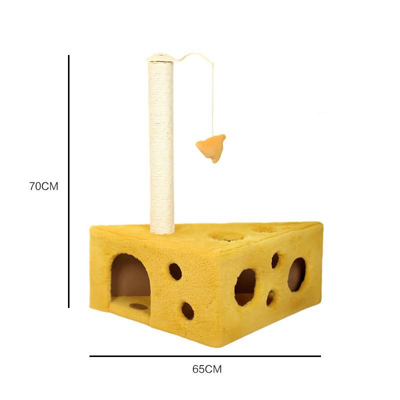 ｜𝕎𝕚𝕟𝕟𝕚𝕖溫妮｜台灣出貨 起司貓跳台🧀️起司貓爬架 起司造型貓跳台 起司貓抓板 貓咪舒壓-細節圖9