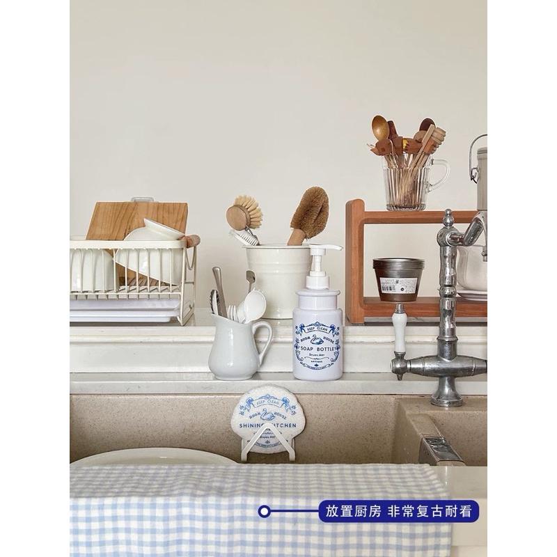 ｜𝕎𝕚𝕟𝕟𝕚𝕖溫妮｜預購 法式洗手液分裝瓶 按壓分裝瓶 貝殼膨脹菜瓜布 廚房浴室分裝瓶-細節圖5