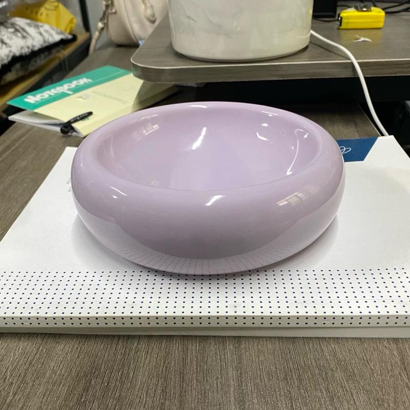 ｜𝕎𝕚𝕟𝕟𝕚𝕖溫妮｜預購 多色寵物雙層陶瓷碗 紫色陶瓷碗 貓碗-細節圖2