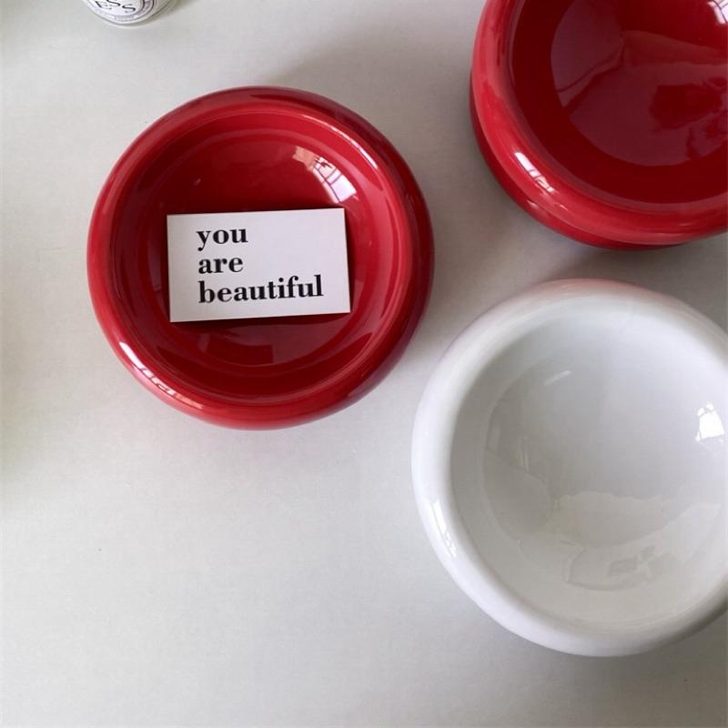 ｜𝕎𝕚𝕟𝕟𝕚𝕖溫妮｜預購 多色寵物雙層陶瓷碗 紫色陶瓷碗 貓碗-細節圖6