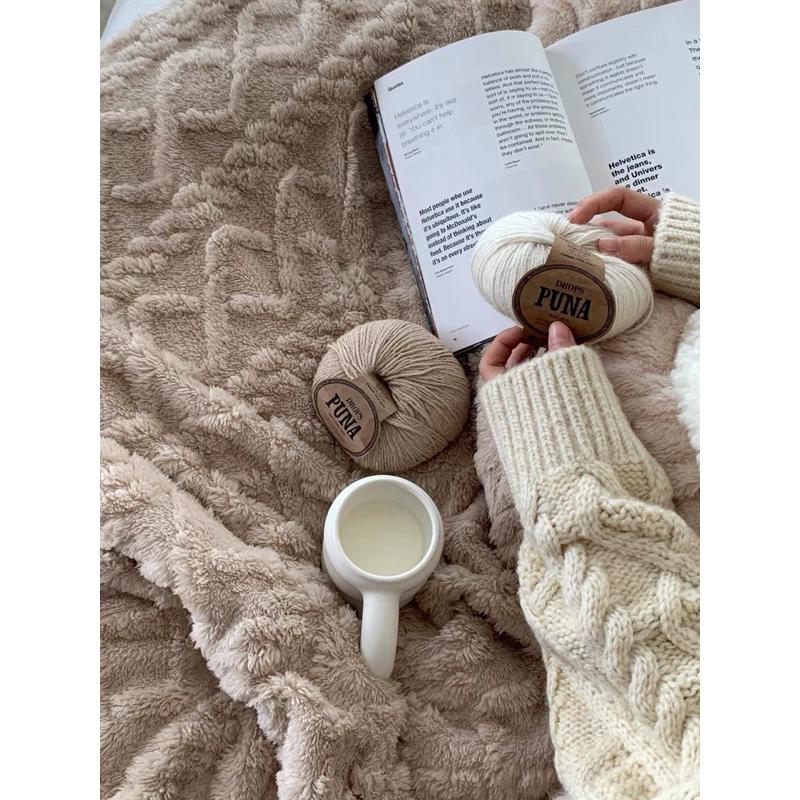 ｜𝕎𝕚𝕟𝕟𝕚𝕖溫妮｜台灣出貨 塔芙蓉羊羔毛毯子 冬季保暖毯 雙人毛毯 雙人加大毛毯-細節圖5