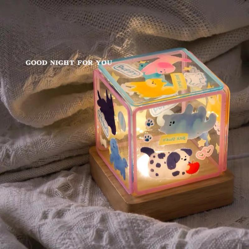 ｜𝕎𝕚𝕟𝕟𝕚𝕖溫妮｜現貨！晚安小貓小夜燈 可愛小夜燈 桌面佈置 宿舍小夜燈-細節圖6