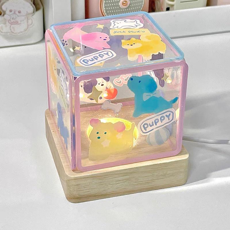 ｜𝕎𝕚𝕟𝕟𝕚𝕖溫妮｜現貨！晚安小貓小夜燈 可愛小夜燈 桌面佈置 宿舍小夜燈-細節圖7