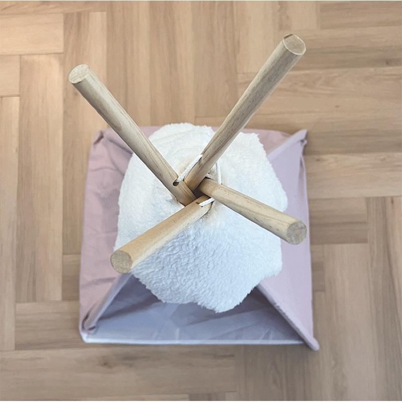 ｜𝕎𝕚𝕟𝕟𝕚𝕖溫妮｜現+預！新色上架 寵物帳篷窩🏕️大容量寵物造型窩 寵物露營 冬季保暖窩-細節圖8