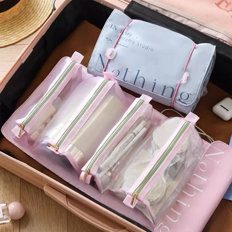 ｜𝕎𝕚𝕟𝕟𝕚𝕖溫妮｜台灣出貨 大容量化妝包 旅行化妝包 外出化妝包 化妝品收納-細節圖5