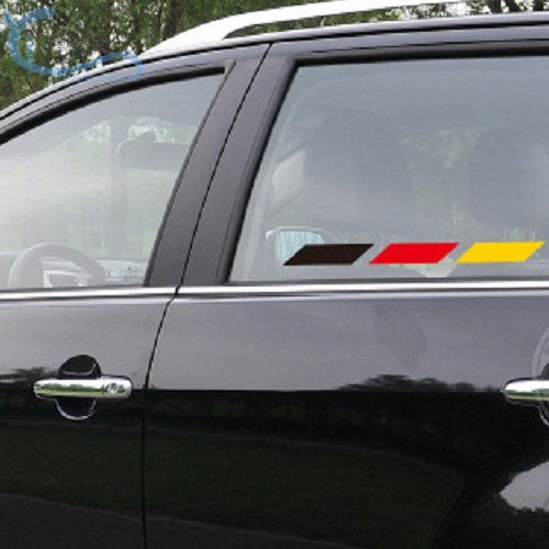 德國三色貼 貼紙 車身貼 通用款 沂軒精品 A0640-細節圖4