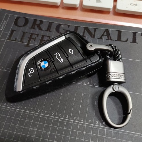 BMW 刀鋒 碳纖紋鑰匙套 G14 F16 G07 G11 G12 G32 G30 G31 X5 X6 X7-細節圖7