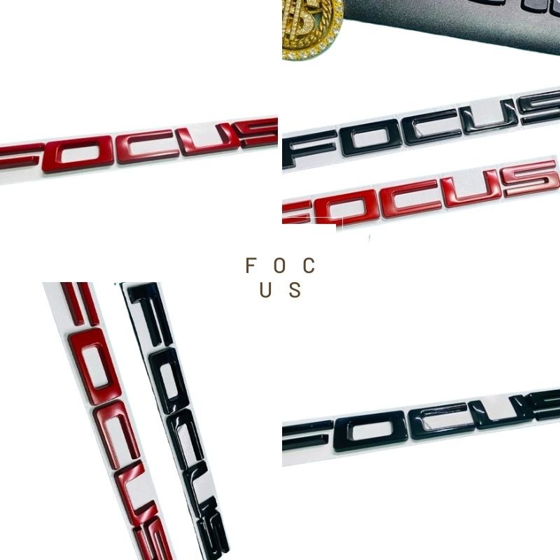 Focus 字母標 後車標貼 mk4 改裝 車貼 A0747-細節圖3