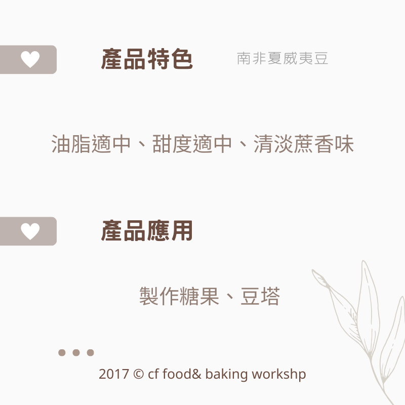 【台灣巧婦】生夏威夷豆（火山豆）｜澳洲4L／南非4L／南非4XL 剖半・原味堅果・600g／3KG-細節圖3