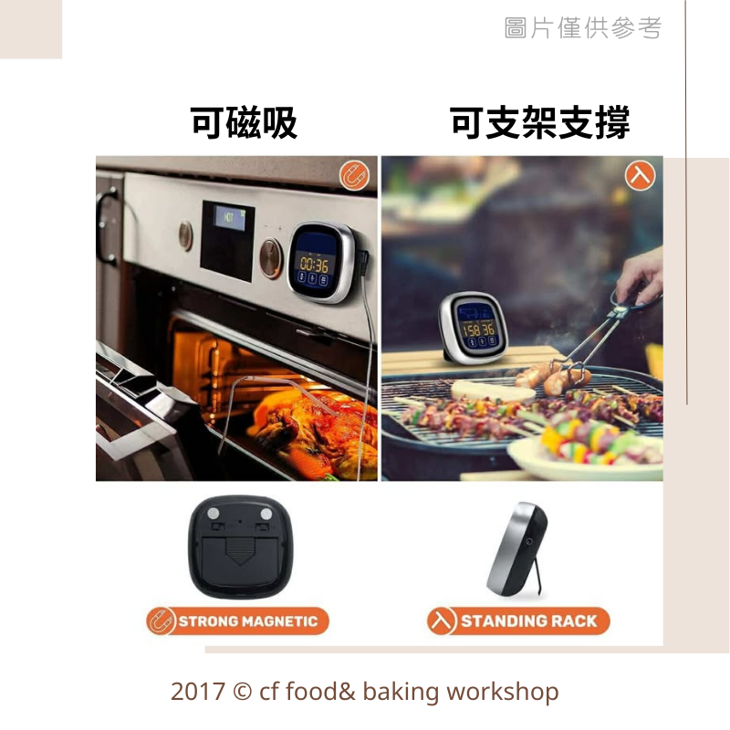 探針溫度計 食品溫度計 溫度計 計時器 防水探針 電子溫度計-細節圖5