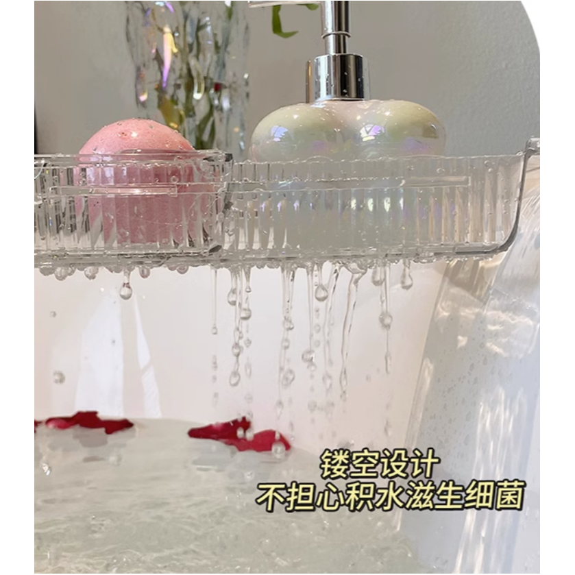 小紅書爆款🍒沈浸式泡澡！可伸縮浴缸托盤壓克力置物架🛁🛁-細節圖6