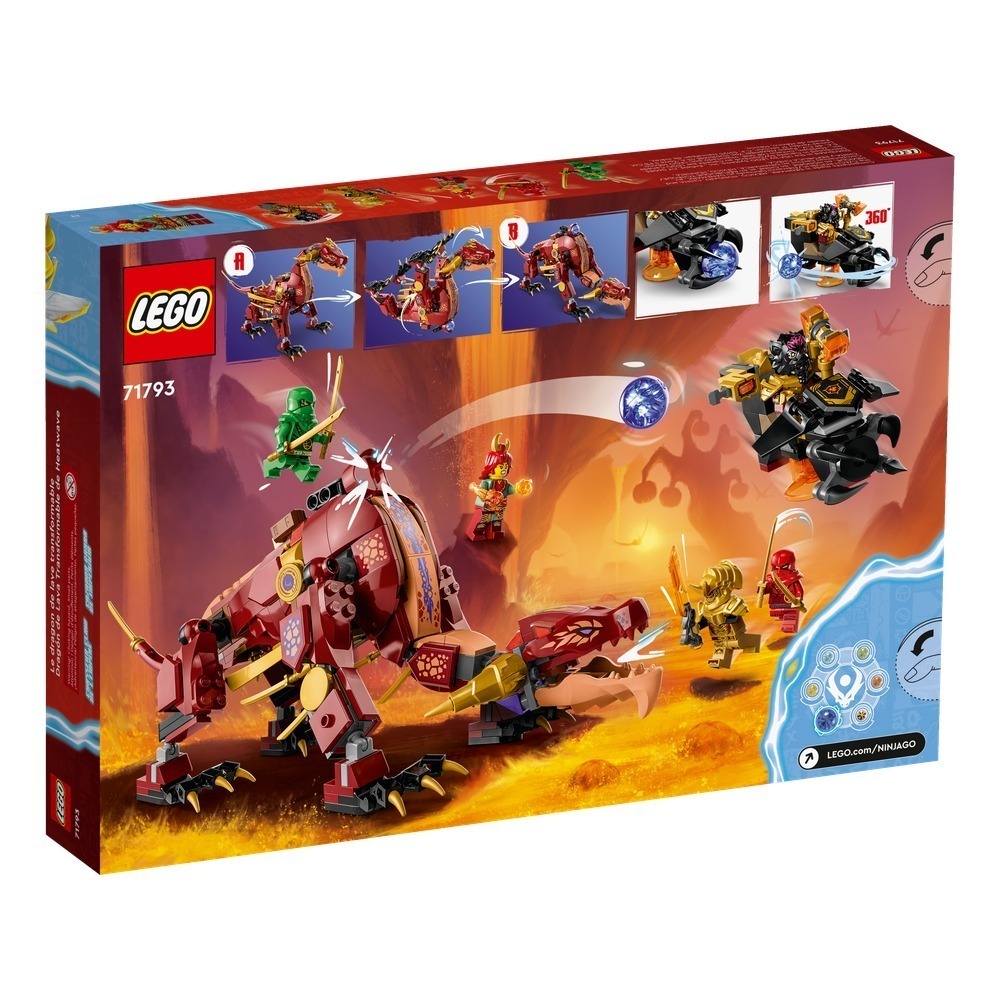 (全新未拆)LEGO 71793 Heatwave Transforming Lava Dragon-細節圖2