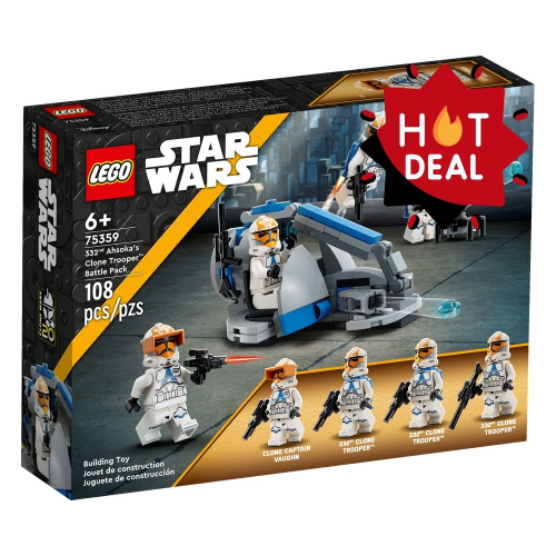 (全新未拆)LEGO 75359 332nd Ahsoka＇s Clone Trooper Battle Pack