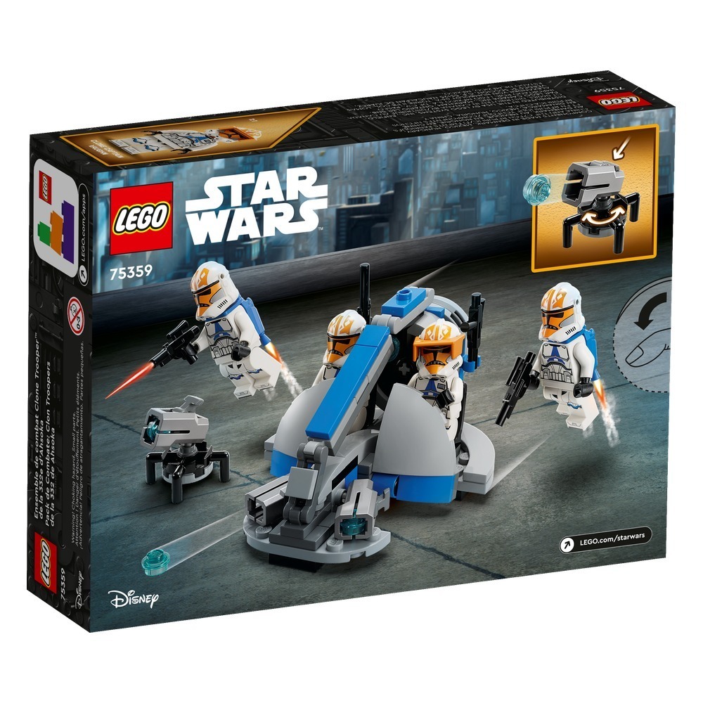 (全新未拆)LEGO 75359 332nd Ahsoka＇s Clone Trooper Battle Pack-細節圖2