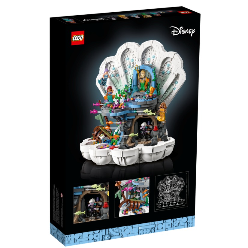[全新未拆]LEGO 43225 The Little Mermaid Royal Clamshell-細節圖2