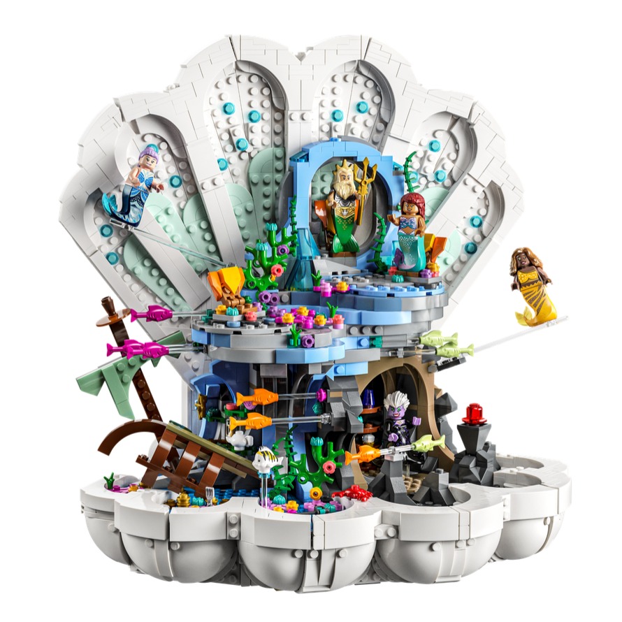 [全新未拆]LEGO 43225 The Little Mermaid Royal Clamshell-細節圖3