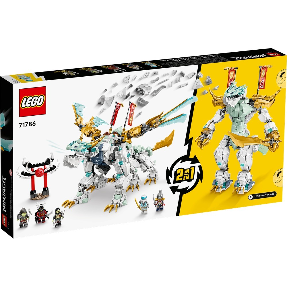 [全新未拆]LEGO 71786 Zane＇s Ice Dragon Creature-細節圖2