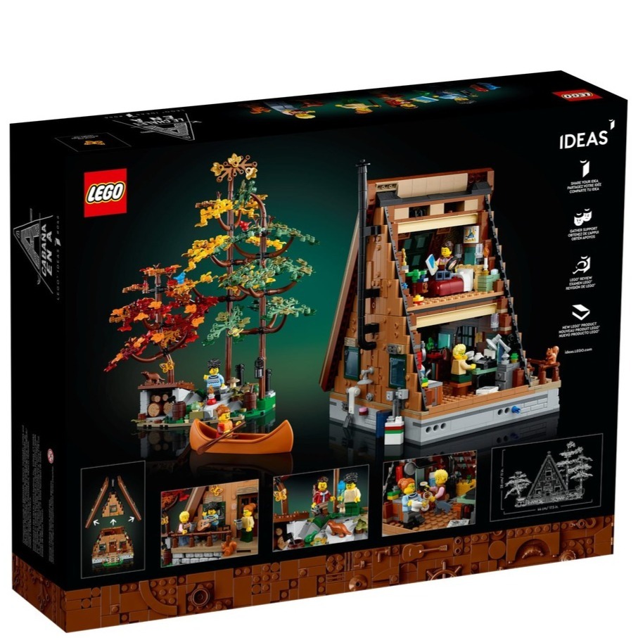 [免運][全新未拆]LEGO 21338 A-Frame Cabin-細節圖2
